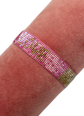 POWDER Beaded Bracelet Medium - Pink Love