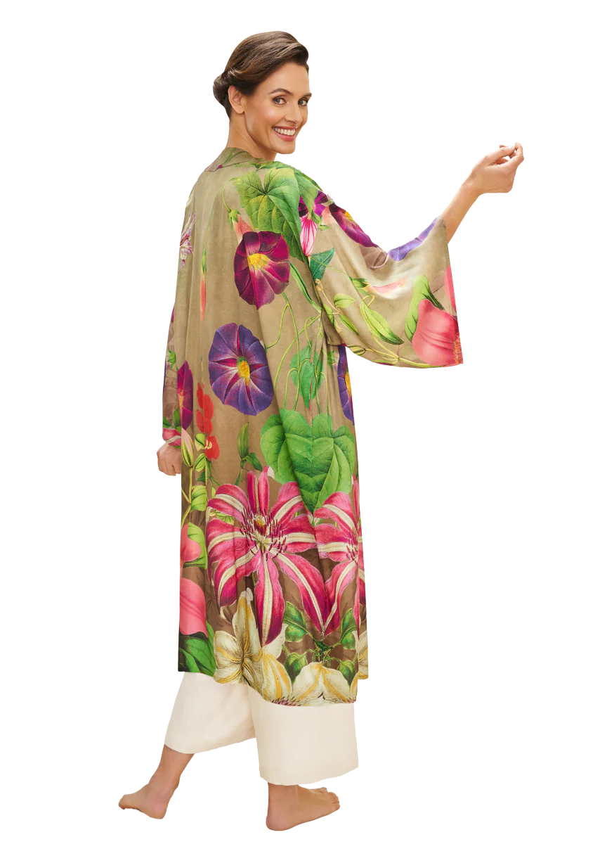 POWDER Oversized Botanicals Kimono Gown