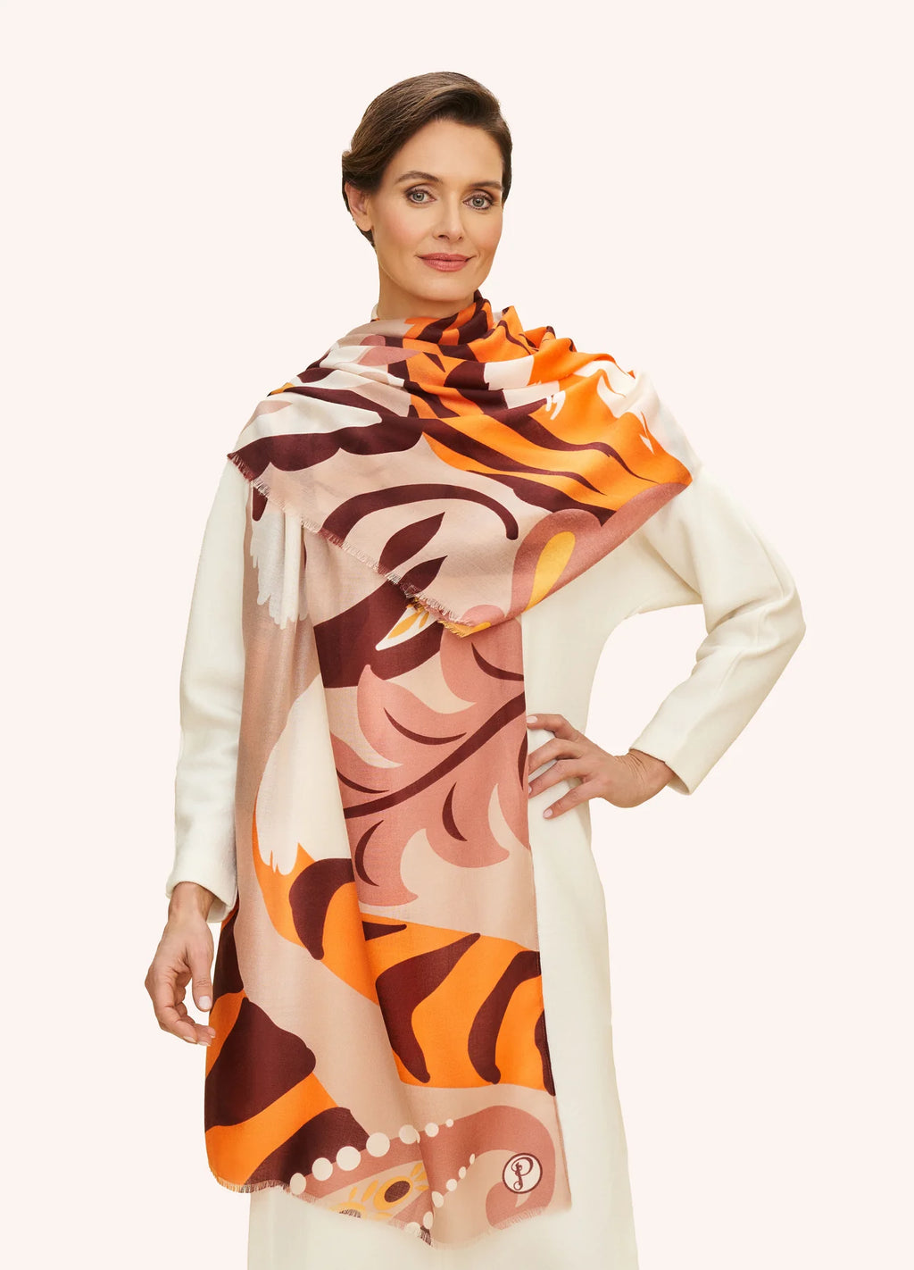 POWDER Printed Thrill of the Tiger Scarf