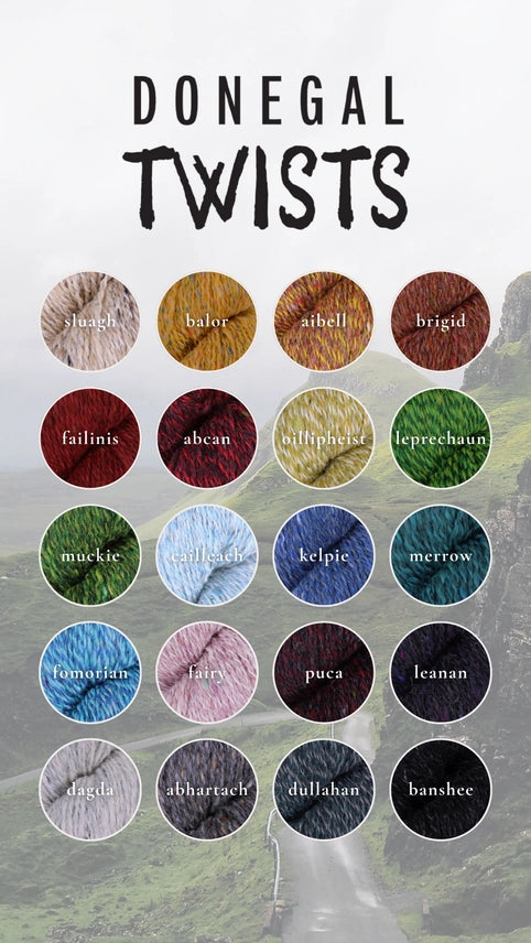 Baa Ram Ewe | Donegal Twists | Luxury Wool Yarn • DK Weight